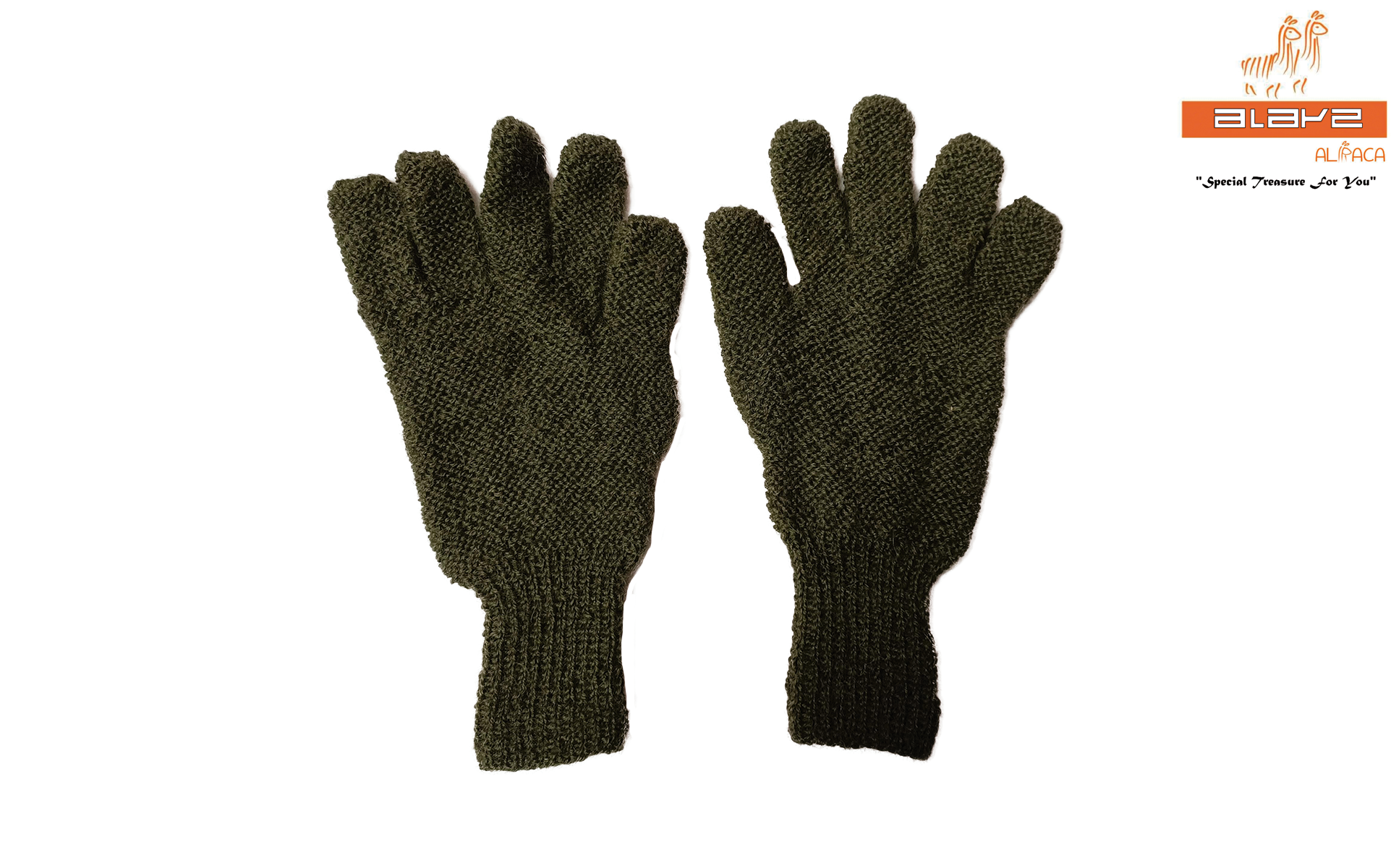 GUANTES TEJIDO A MANO SANTA CLARA EN 100% BABY ALPACA