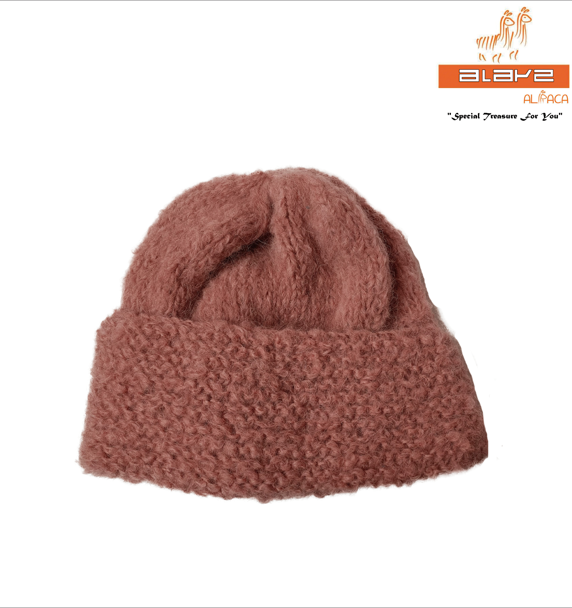 GORRA MODELO RUSO EN 100% BABY ALPACA PELUSADO